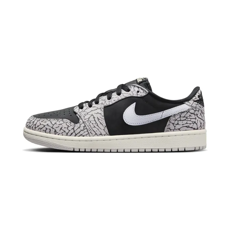 Jordan Air Jordan 1 Low “Black / Tech Grey / White / Muslin” (CZ0775-001)