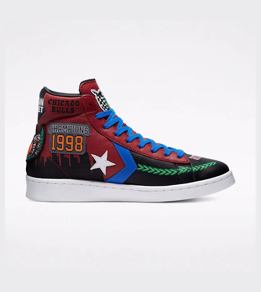 Converse x Chinatown Market “Chicago Bulls Championship Jacket” Pro Leather Hi (171241C)