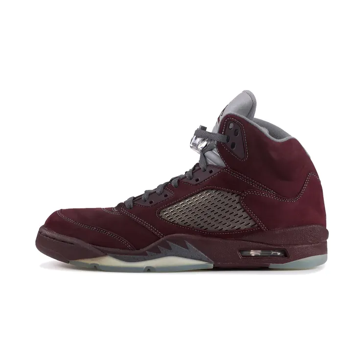 Air Jordan 5 Retro LS ‘Burgundy’ Deep Burgundy/Flint Grey-Silver (314259-602)
