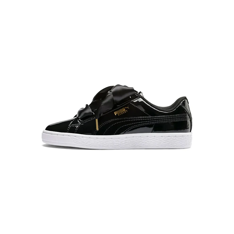 Puma WMNS Basket Heart Patent Black (363073-01)