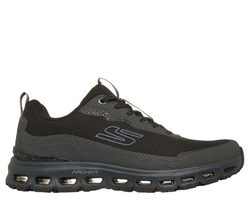 Skechers Waterproof: Arch Fit Glide-Step All-Terrain “Peak Crest Sneaker Black” (237479BBK)