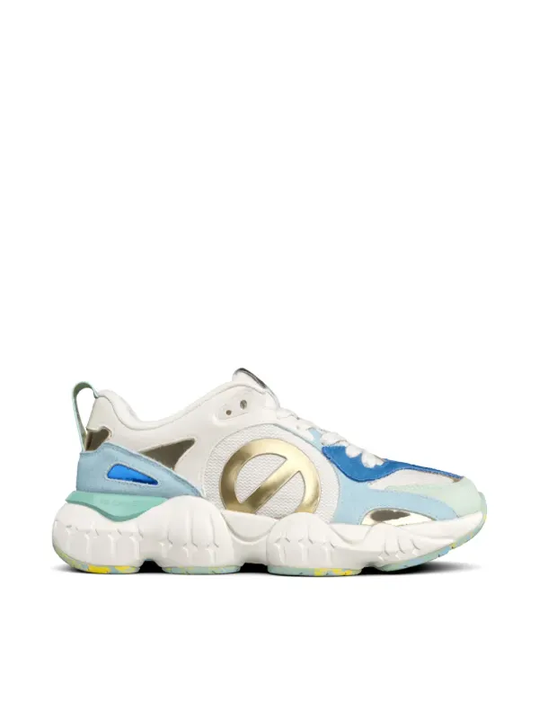 No Name Sneakers with uitgesneden detail – White (WKRAZEERUNNERDOVEMINTSKY)