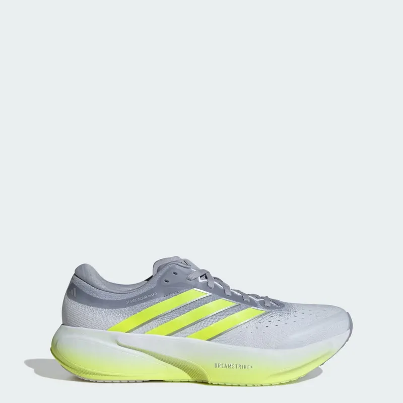 Adidas Supernova Rise 3 Running Shoes Halo Silver / Solar Yellow / Cloud White (KK1206)