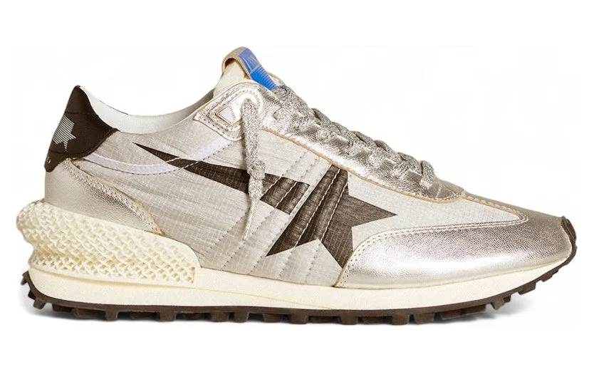 Golden Goose Marathon Silver Ripstop Black Star (GWF00684-F005667-60246)