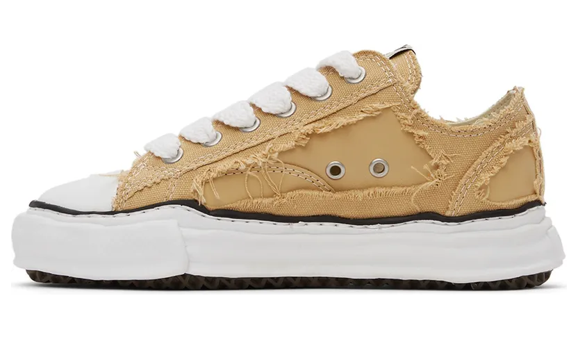 Miharayasuhiro Beige Broken Peterson Low Sneakers (A08FW717) (3)