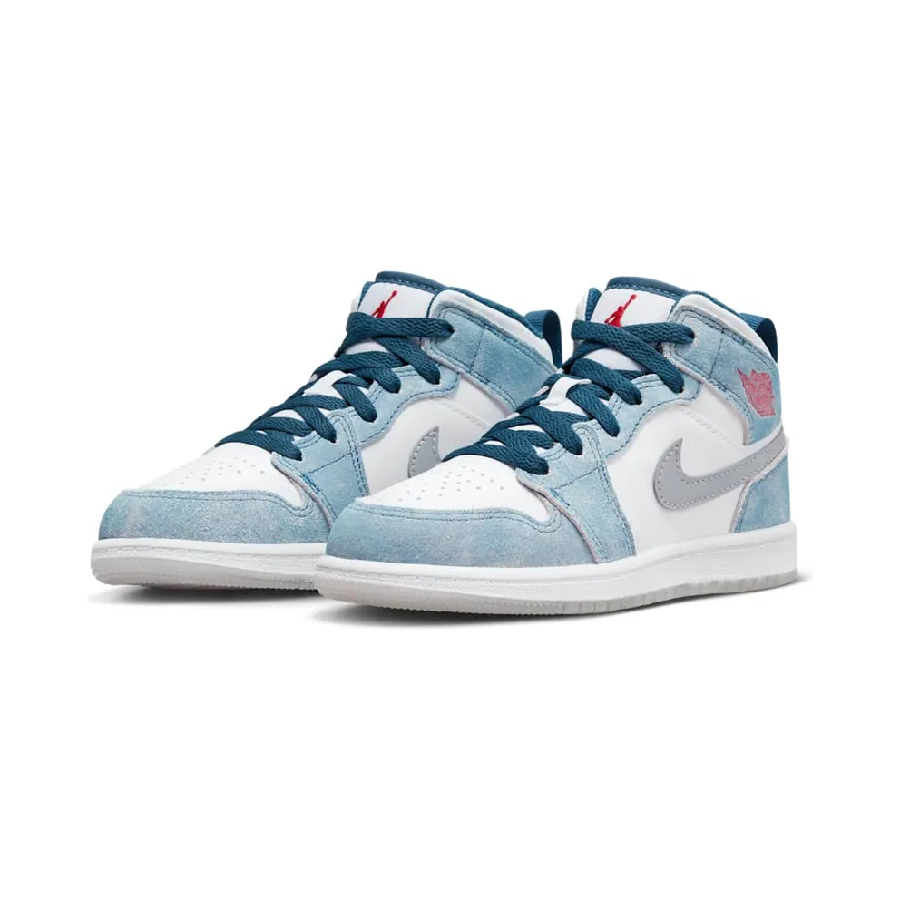 Jordan 1 Mid SE Younger Kids’ Blue (DR6237-401)