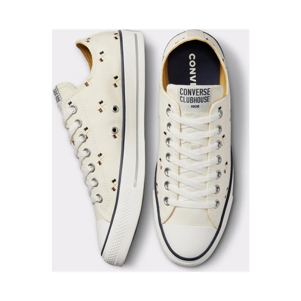 Converse Chuck Taylor All Star Clubhouse Egret/red Oak/obsidian