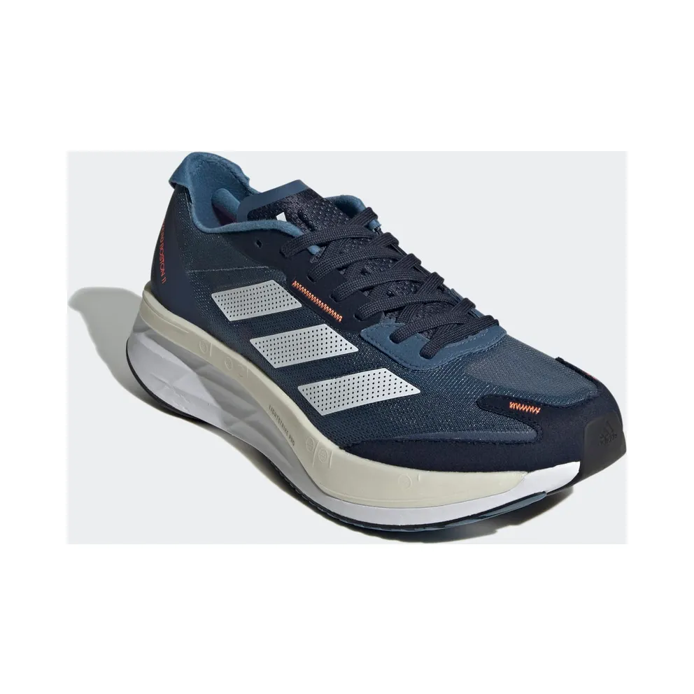 adidas Adizero Boston 11 Wonder Steel / Cloud White / Solar Orange (GX6653)