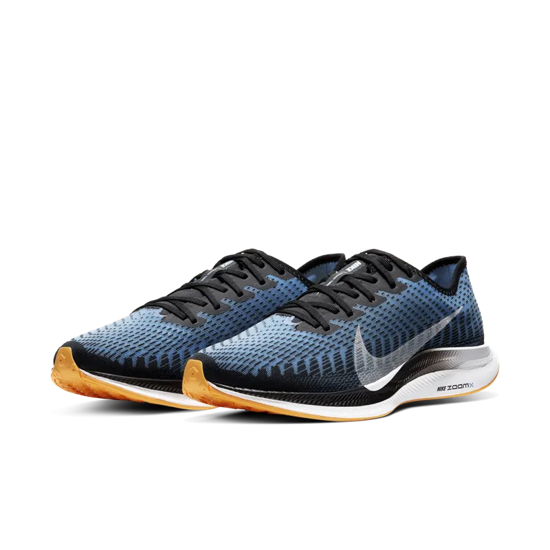 Nike Zoom Pegasus Turbo 2 Black Black/University Blue-Laser Orange-White (AT2863-009)
