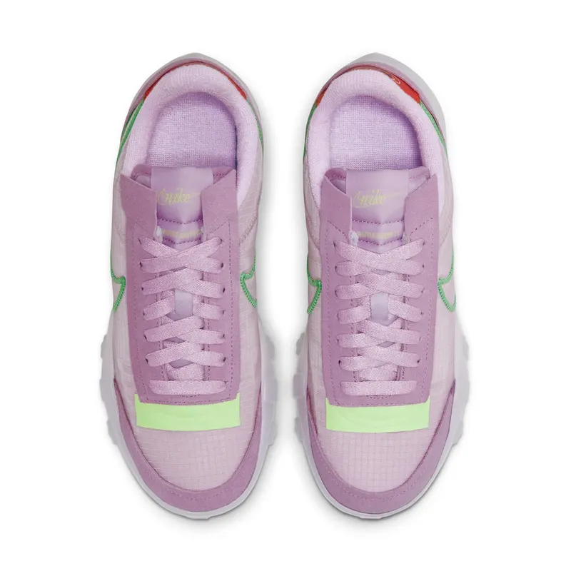 Nike Waffle Racer 2X Light Arctic Pink (W) Light Arctic Pink/Grey Fog/Barely Volt (CK6647-601)