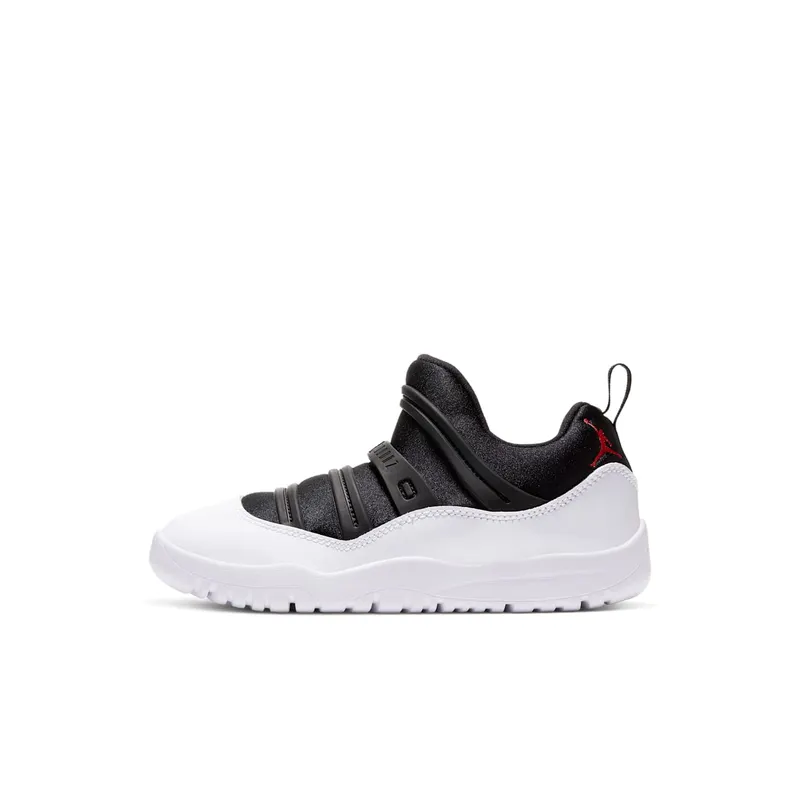Jordan 11 Retro Little Flex Tuxedo (PS) Black/White-True Red (BQ7101-010)