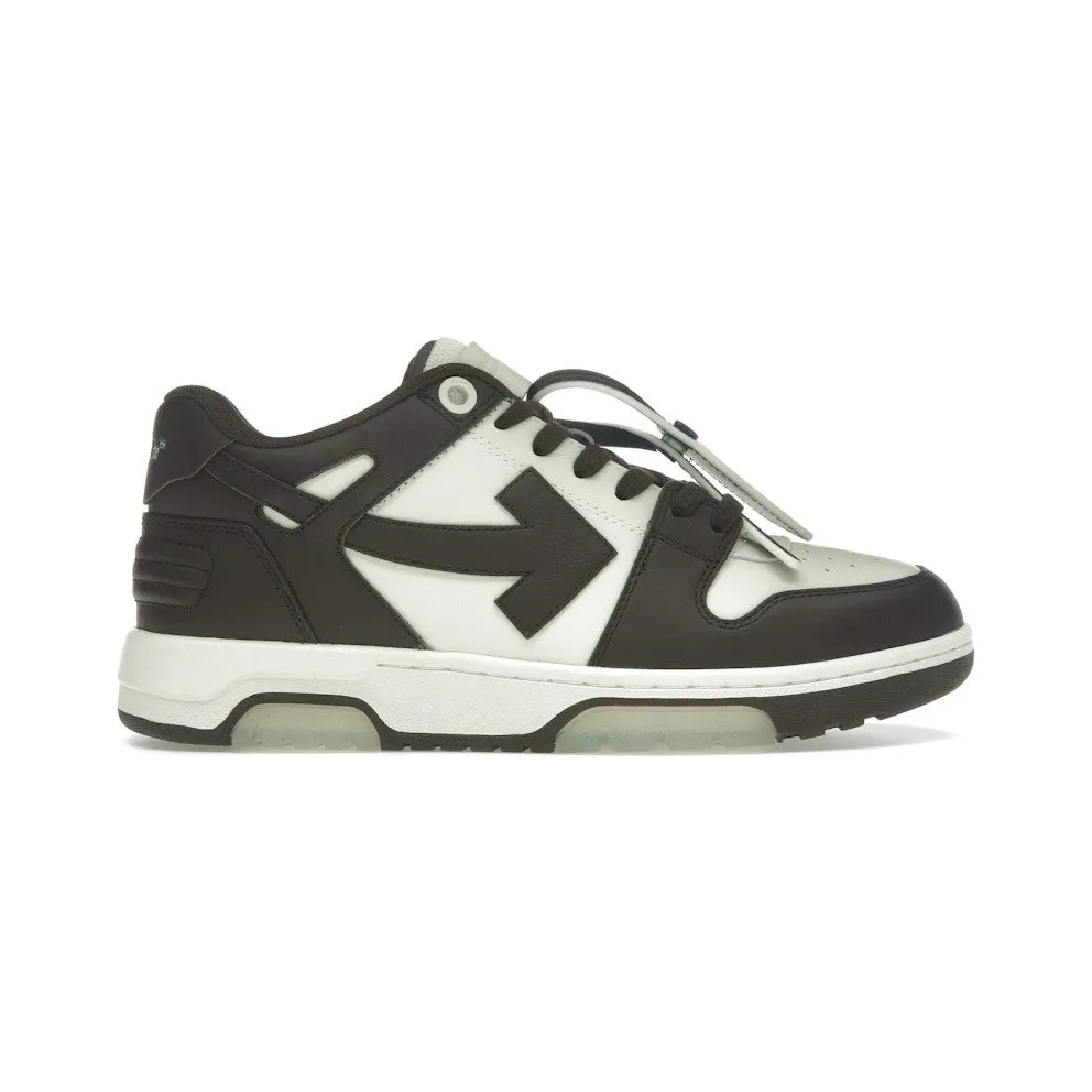 OFF-WHITE Out Of Office “OOO” Low Tops Chocolate Cream (OMIA189S25LEA0026G0A)