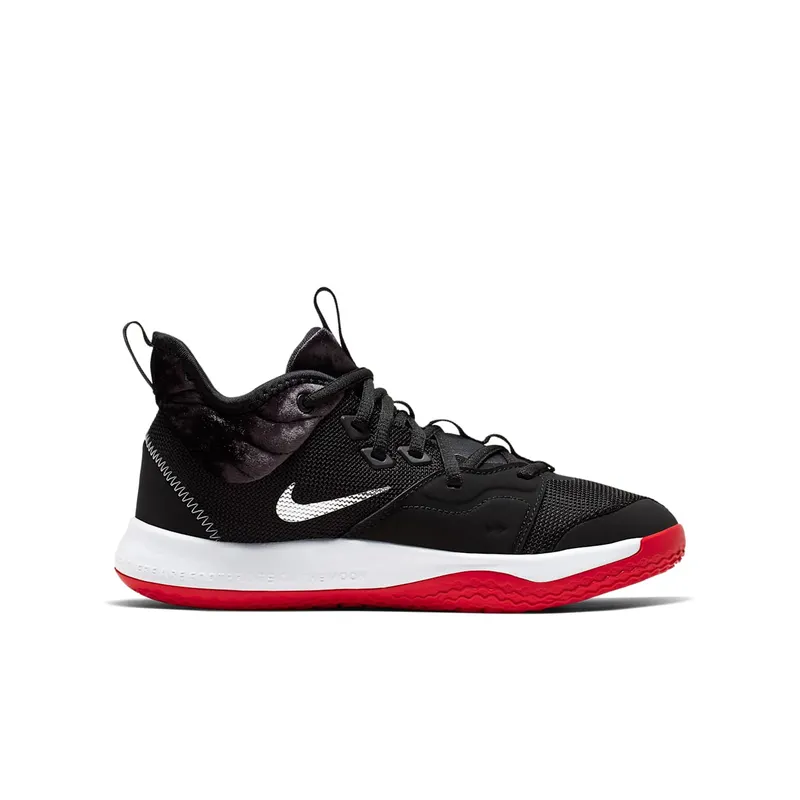 Nike PG 3 Velour Bred (GS) Black/White-University Red (AQ2462-016)