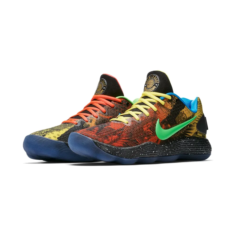 Nike Hyperdunk 2017 Low LA Black/Multi-Color-Tour Yellow-Team Orange (AH9053-001)