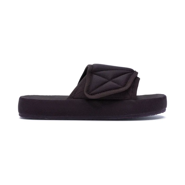 Yeezy Supply Nylon Slipper Oxblood