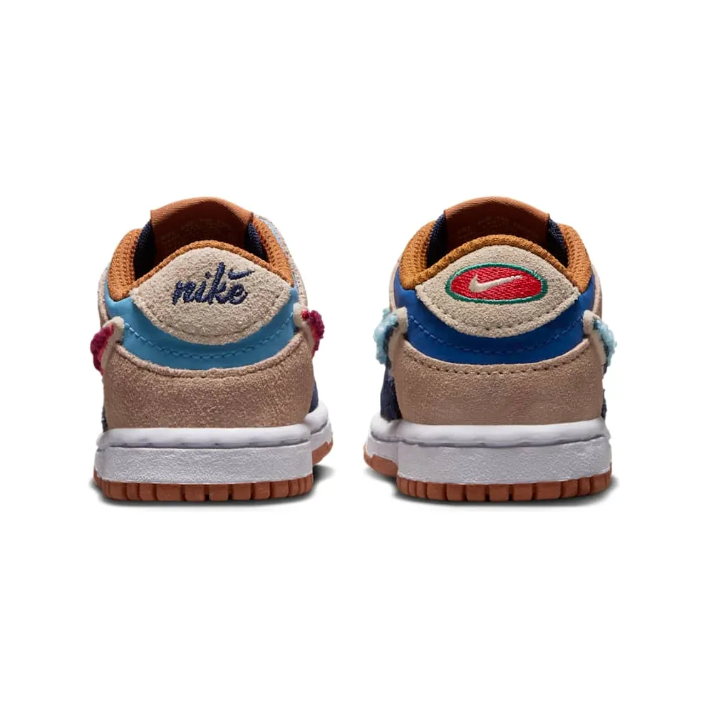 Nike Dunk Low TD “Midnight Navy / Green Noise / Linen / Speed Red” (IV6200-410)