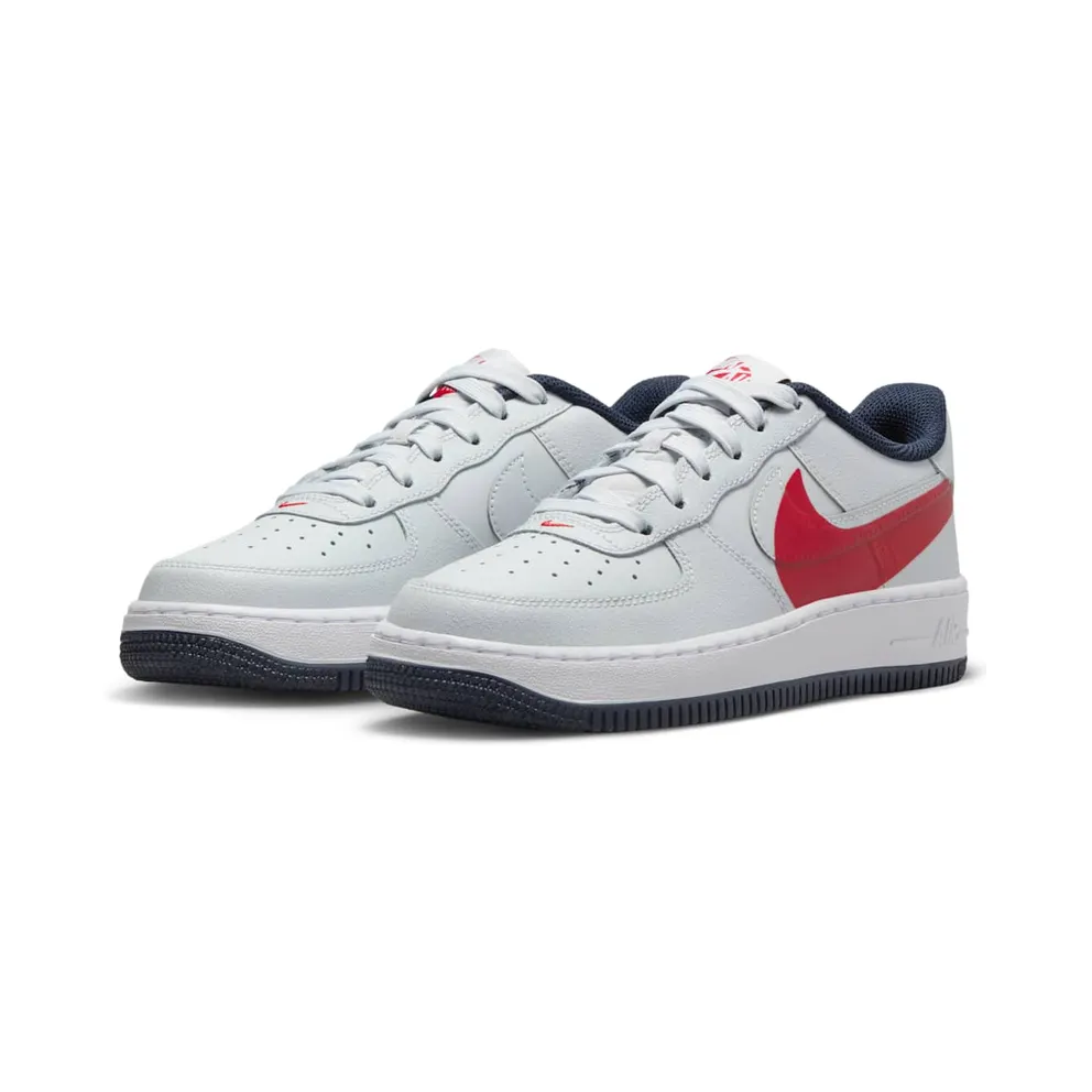 Nike Air Force 1 Low LV8 4 Pure Platinum University Red Obsidian (FQ4118-001)