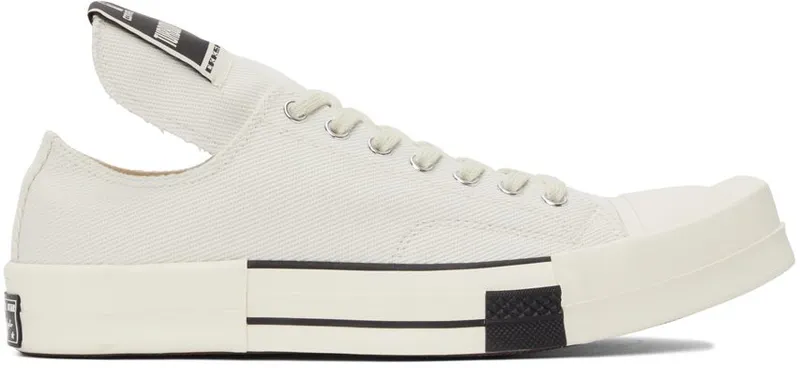 Rick owens Off-White Converse Edition TurboDrk Chuck 70 Low 111 MILK (DC02AX766 CTDR1)