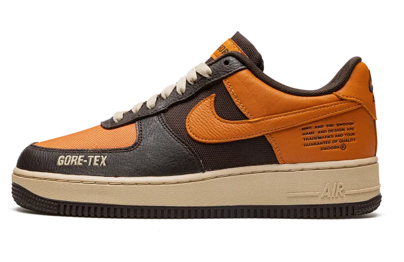 Nike Air Force 1 Low Gore-Tex Brown Orange (DO2760-220)