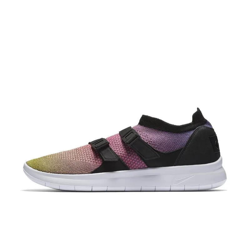 Nike  Air Sock Racer Ultra Flyknit Rainbow Yellow Strike/Racer Pink-Black-White (898021-700)
