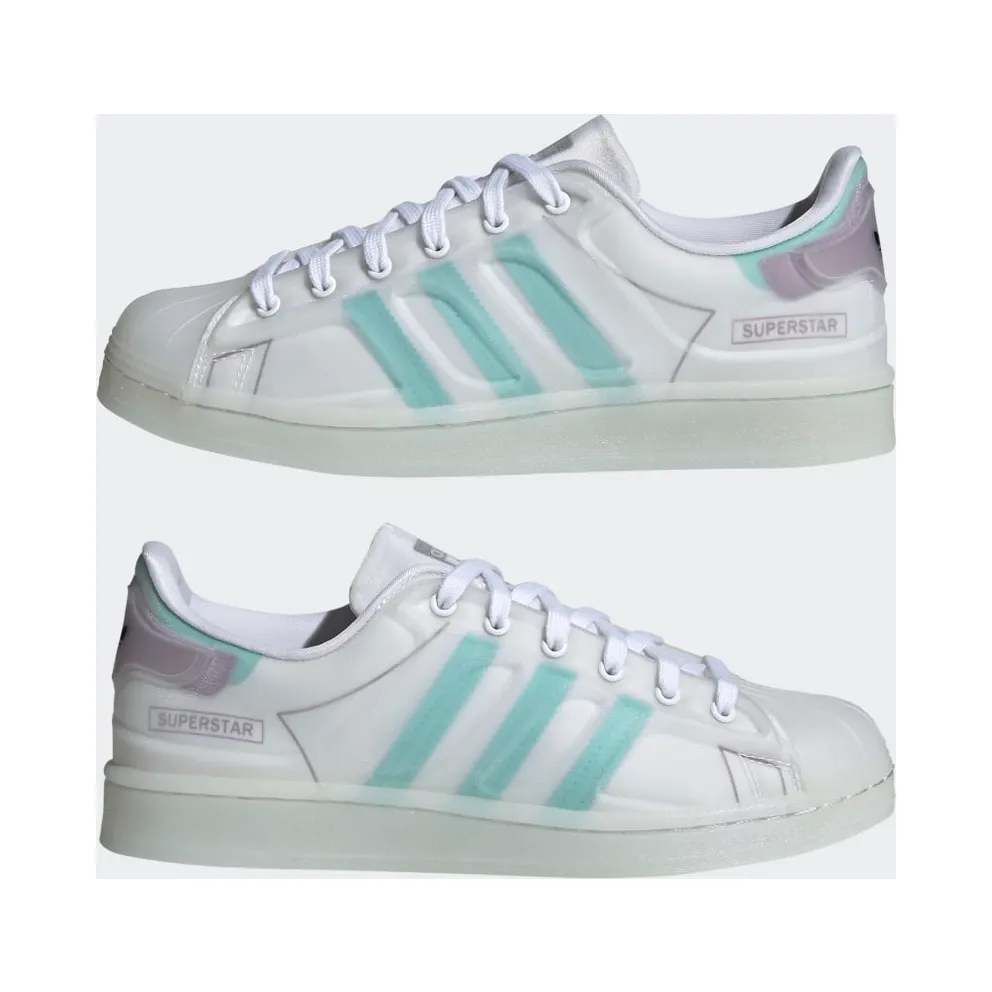 Adidas Superstar Futureshell Cloud White / Acid Mint / Rich Mauve (FY7356)
