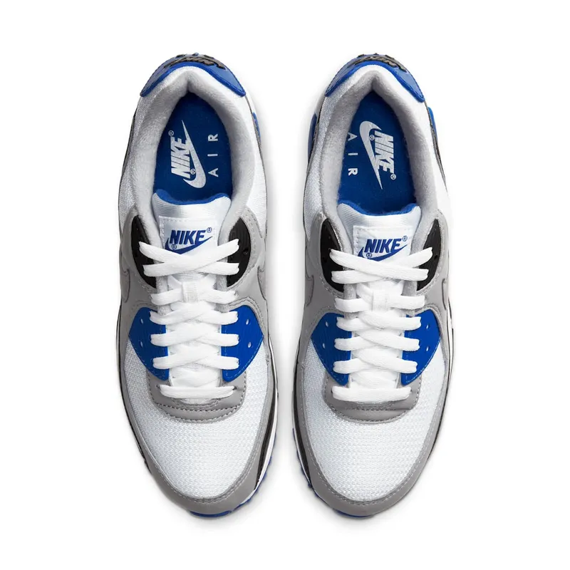 Nike Air Max 90 Recraft Royal White/Hyper Royal-Black-Particle Grey (CD0881-102)