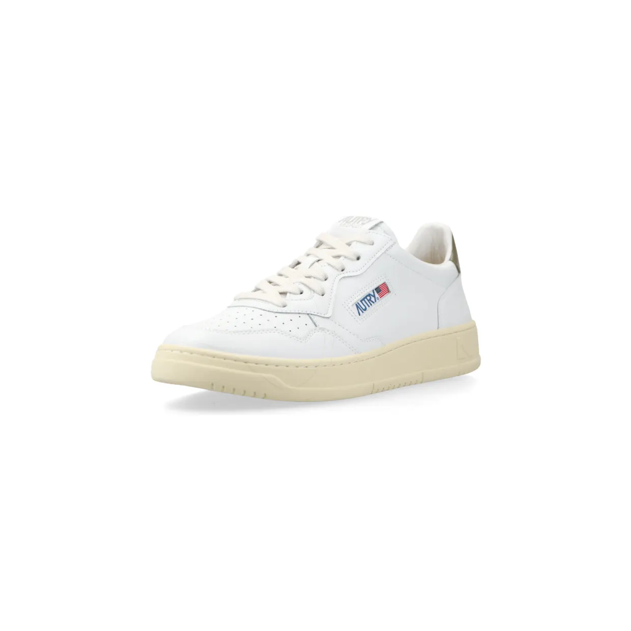 Autry Medalist Low (White / Brown) – (AULMLL77) (2)