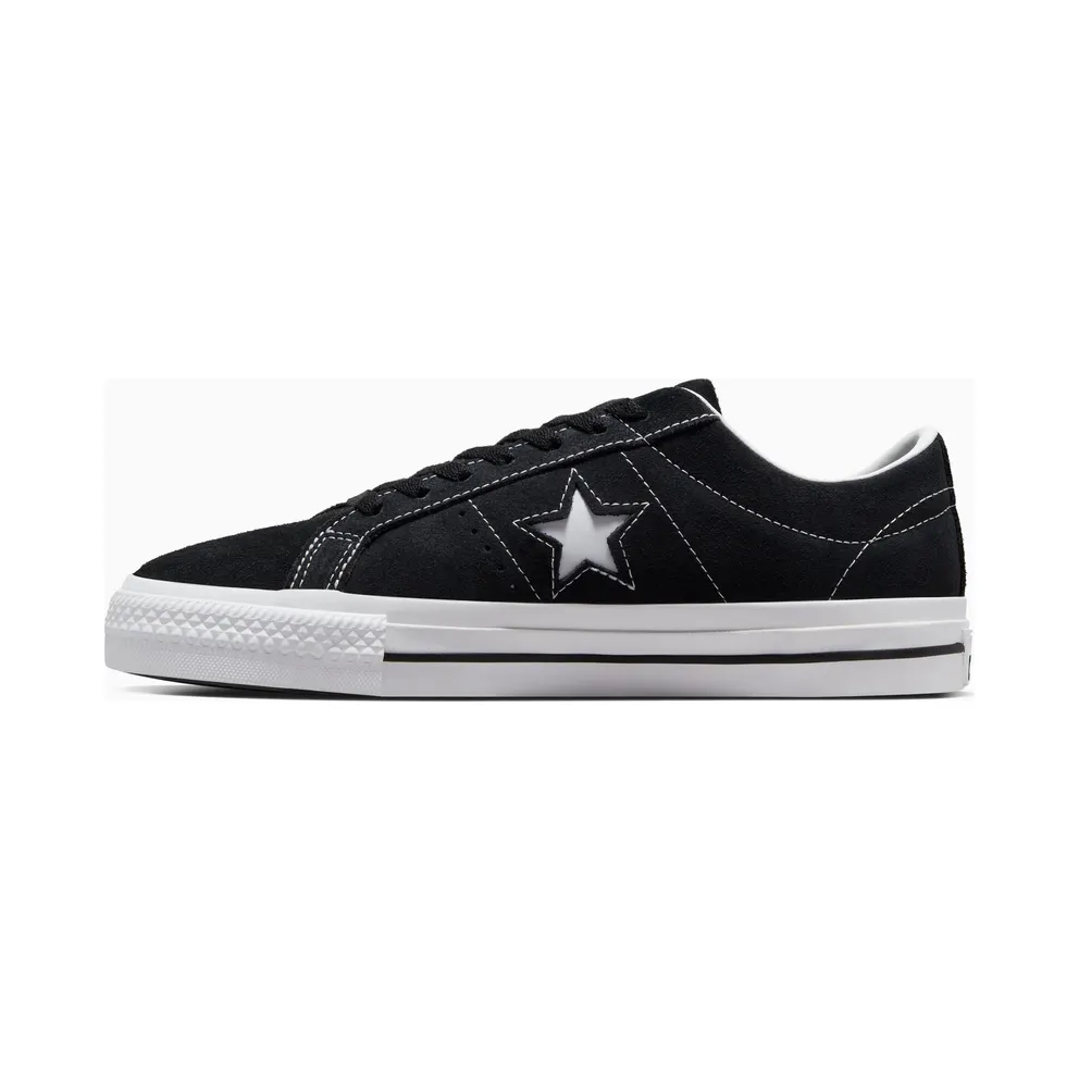 Converse CONS One Star Pro Suede Black/Black/White – “Black”