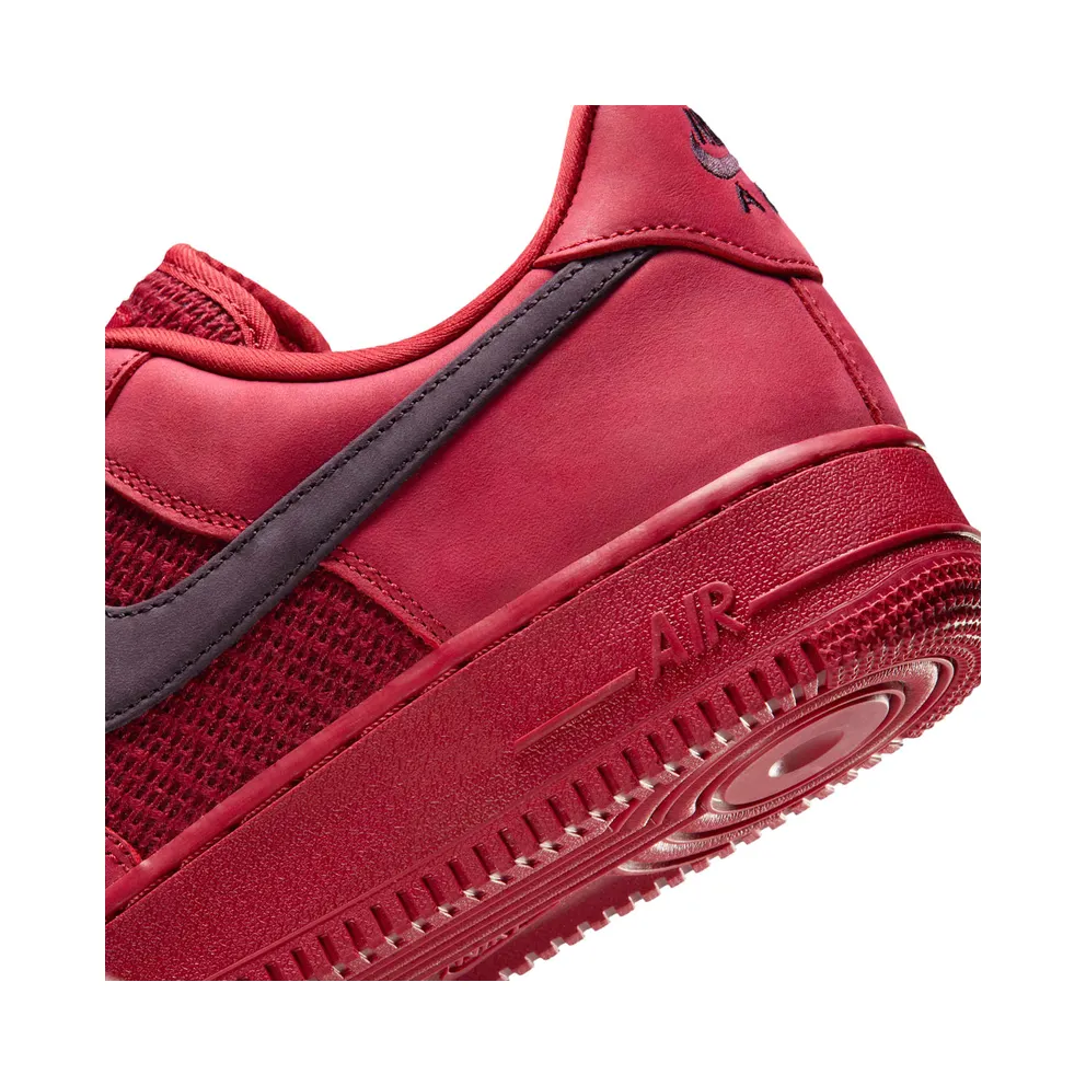 Nike Air Force 1 ’07 LV8 “Tough Red Metallic Silver” (II9807-600)