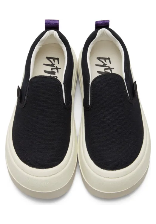 Eytys Black Canvas Venice Sneakers (VECB) (4)