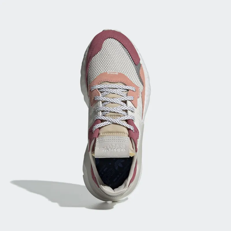 adidas Nite Jogger White Trace Pink (W) Raw White/Cloud White/Trace Pink (DA8666)