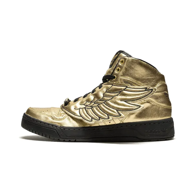 Adidas Jeremy Scott JS Wings Gold – “Metallic Gold / Metallic Gold / Black” (G04653)