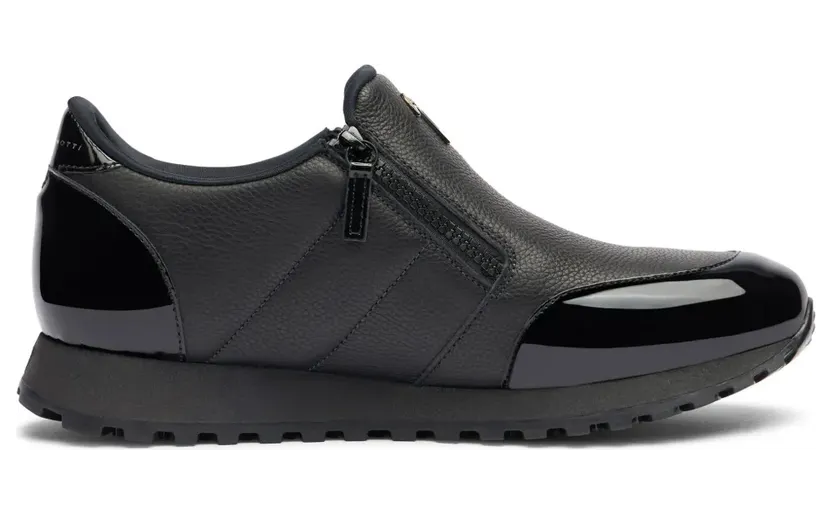 Giuseppe Zanotti Ilde Run mit doppeltem Reißverschluss “Black” (IU10058K06)