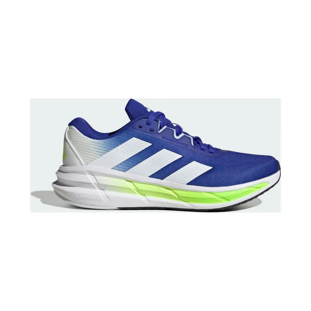 Adidas Questar 3 Running Shoes Lucid Blue / Cloud White / Lucid Lemon (JQ5083)