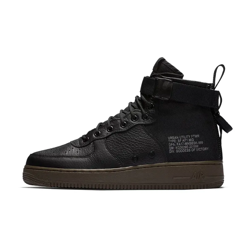Nike  SF Air Force 1 Mid Black Dark Hazel Black/Black-Dark Hazel (917753-002)