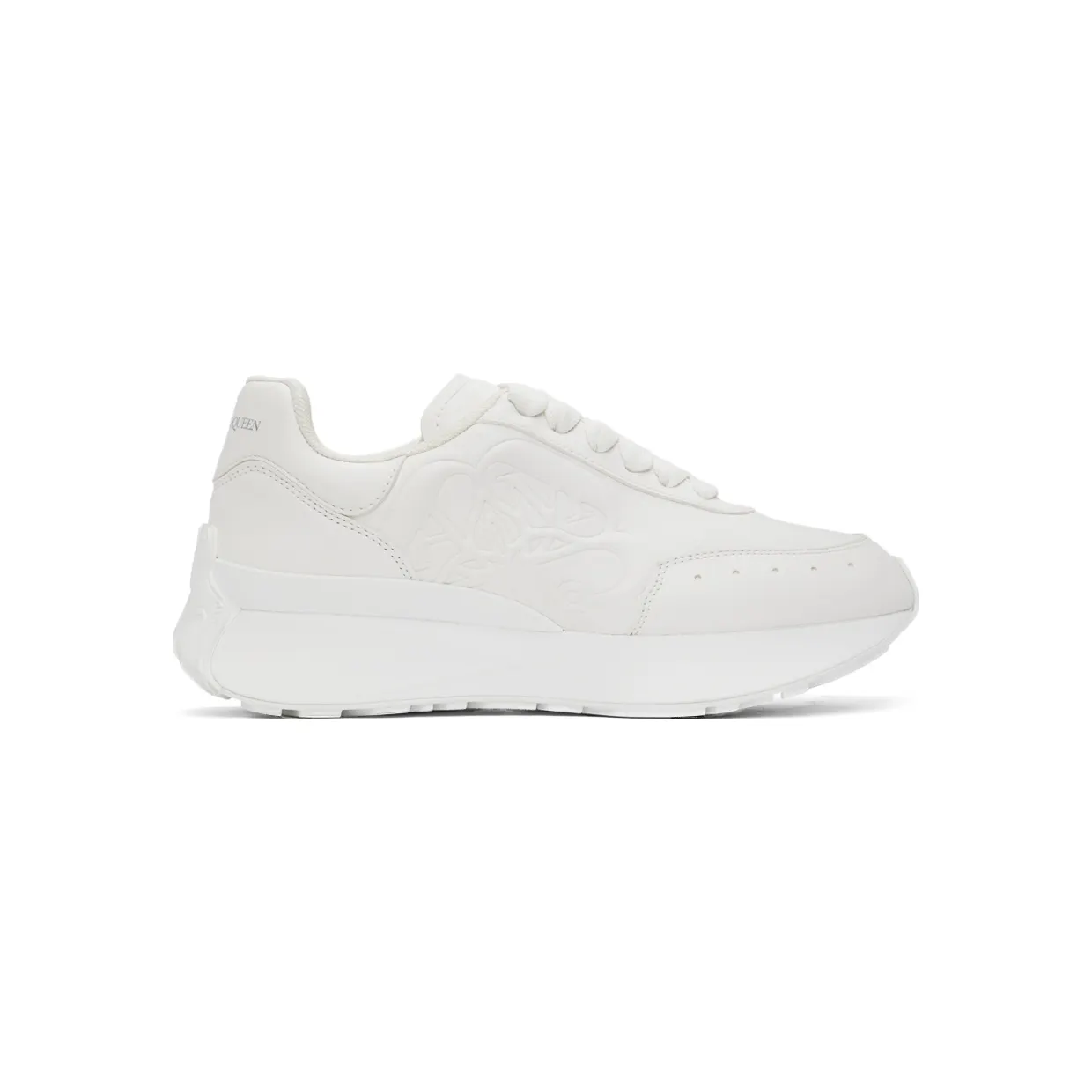 Alexander McQueen White Sprint Sneakers (687995WIC94)