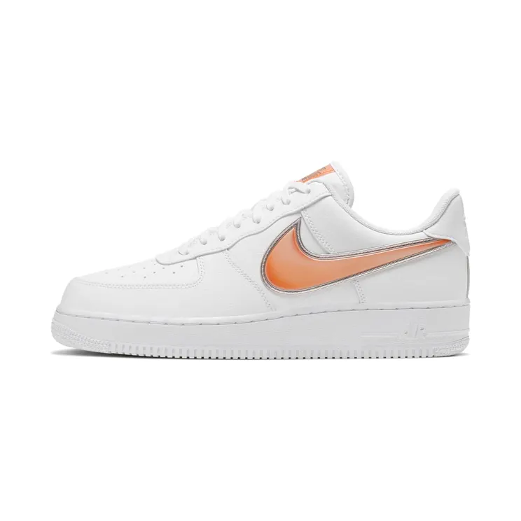 Nike Air Force 1 07 LV8 3 “White / Orange Peel” (AO2441-102)