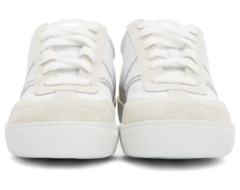 Dries Van Noten White & Beige Leather Sneakers (WS221-276-119) (2)