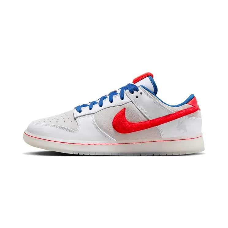 Nike Dunk Low Retro PRM Year of the Rabbit “White / Sail / Varsity Royal / Crimson” (FD4203-161)