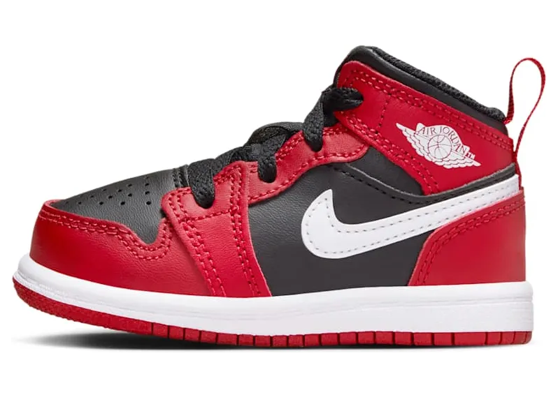 Air Jordan 1 Mid TD “Black / Gym Red / White” (DQ8425-061)