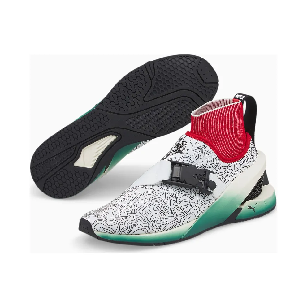 Puma Ferrari IONF POOL Shoes White/Green (307112-01)