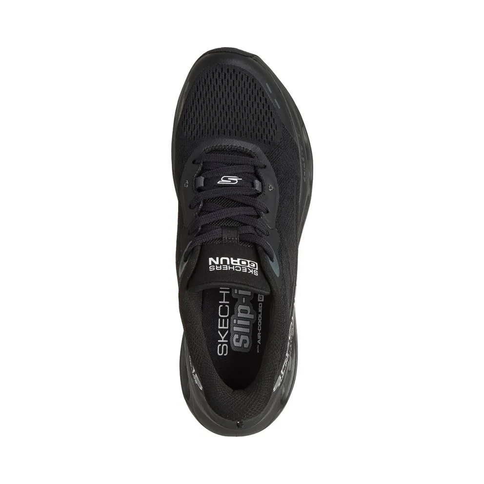 Skechers Max Cushioning Glide-Step – Advert “Black” (220421BBK)