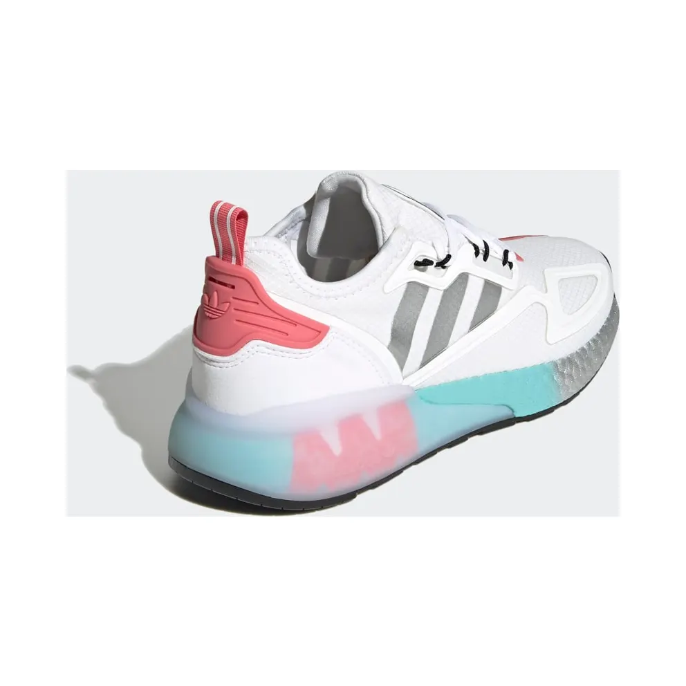 adidas ZX 2K Boost Cloud White / Silver Metallic / Hazy Rose (FX7054)