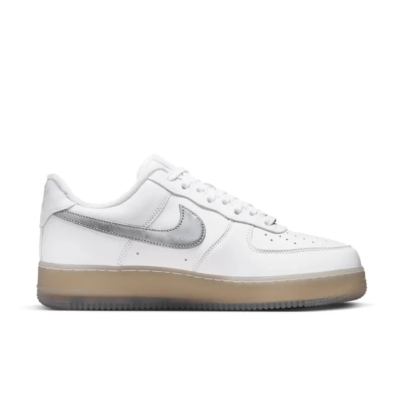 Nike Air Force 1 “White / Metallic Silver” (DX3945-100)