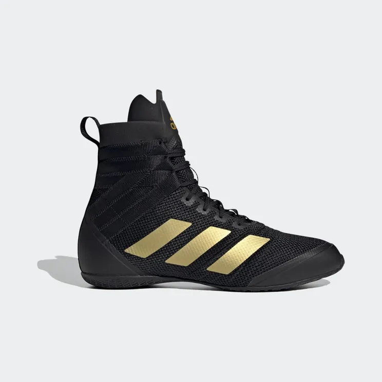 adidas Speedex 18 Boksschoenen Core Black / Gold Metallic / Hazy Yellow (FX0564)