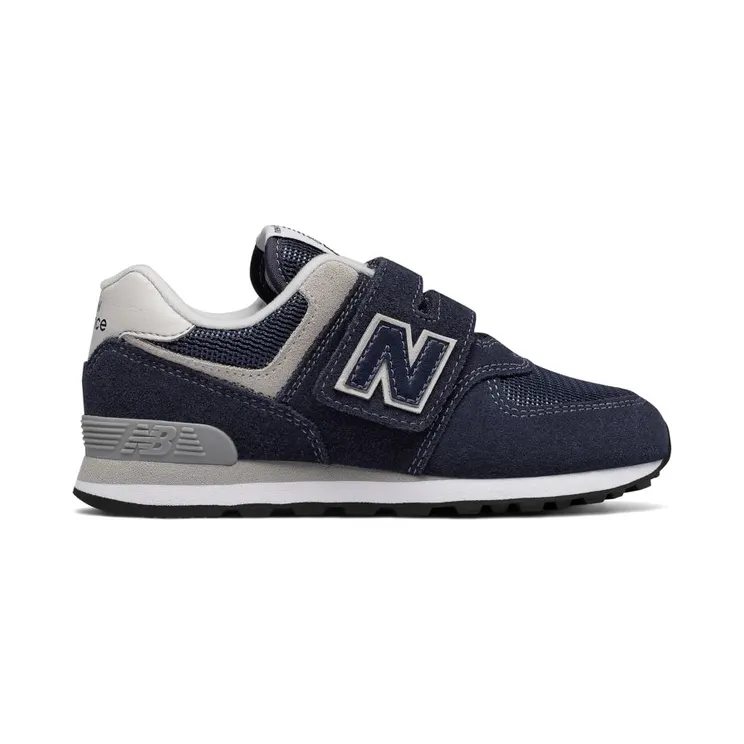 New Balance Kids Navy & Grey 574 Little Kids Sneakers (YV574GV)