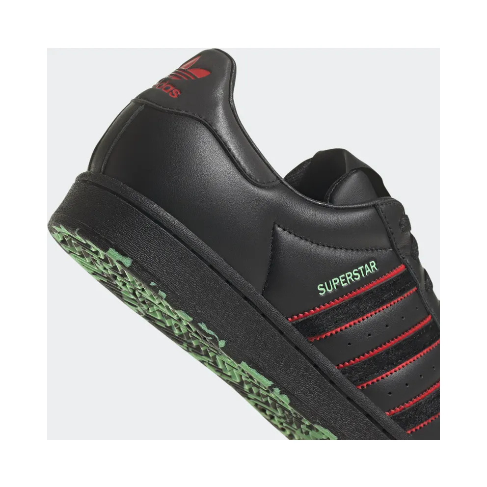 adidas Superstar Core Black / Cherry Red / Glory Mint (GW8843)