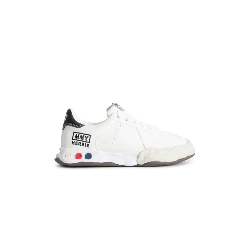 Mihara Yasuhiro – Herbie Original Sole Canvas Low-Top – Men – Shoes – White (A15FW736WHITE)