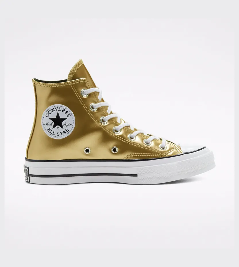 Converse Chuck 70 High ‘Industrial Glam – Metallic Gold’ Gold/Black/Egret (568797C)