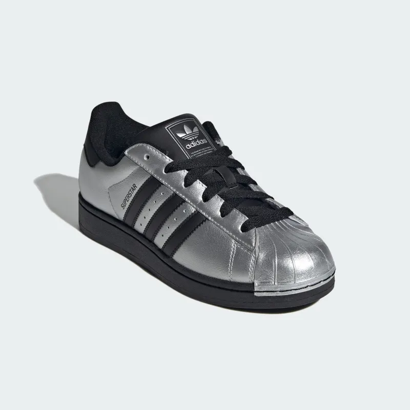 Adidas SUPERSTAR II Shoes Silver Metallic / Core Black / Core Black (IH1599)